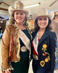 Miss Rodeo Oakdale 2022 and 2023 Queens